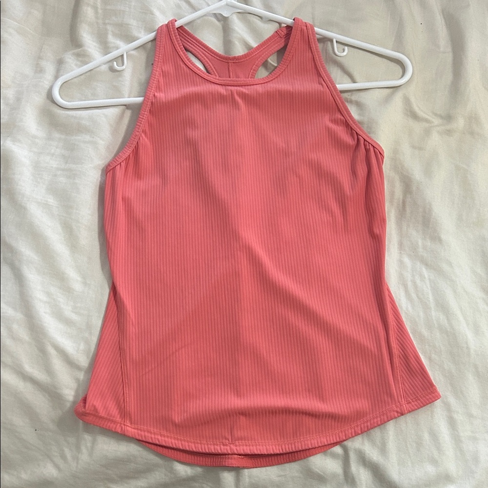 Lululemon Athletica Vibrant coral Tank Top